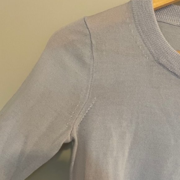 XXS Shale Blue J. Crew Tippi Sweater Merino Wool - Picture 4 of 6